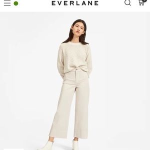 Everlane light weight crop chino in Sand